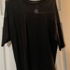 XL Black Shirt Sweater Shirt